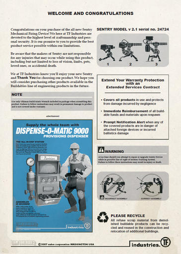 Team Fortress 2 - Sentry Operating Manual